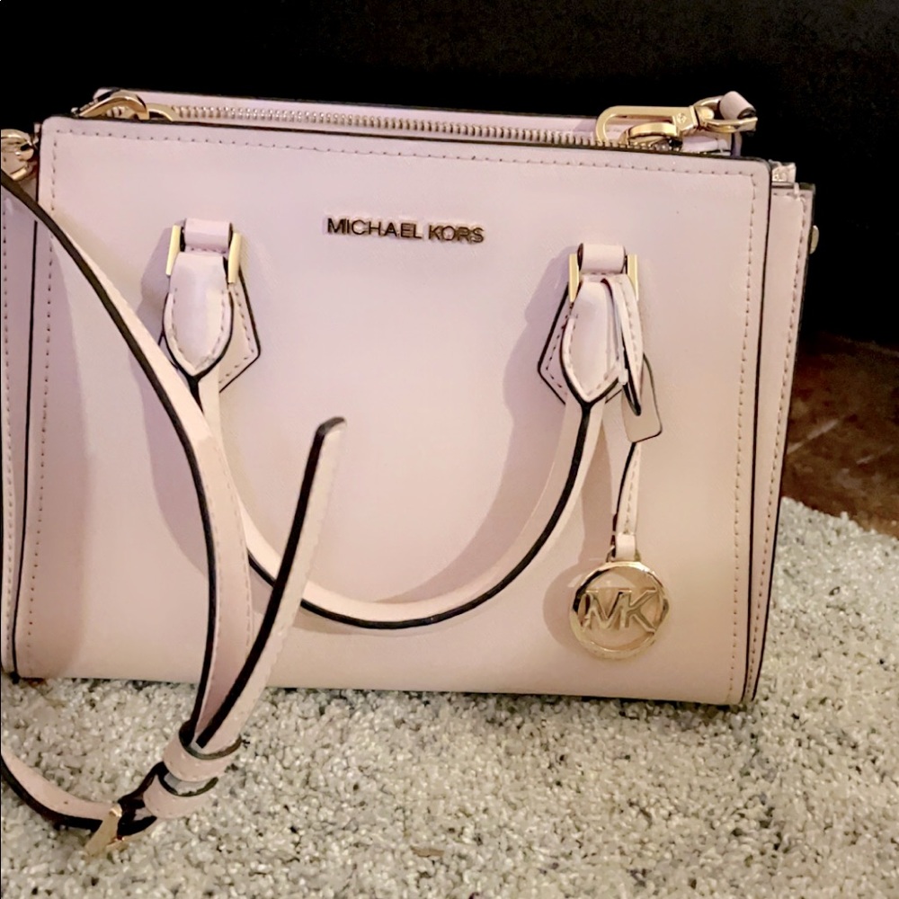 Real MK satchel pink purse